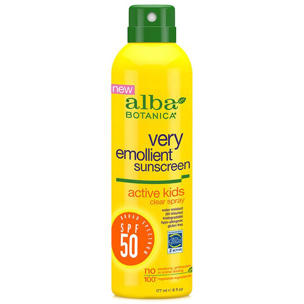 Alba Botanica SPF 50 Kids Sunscreen Spray (6 fl oz) #10074364