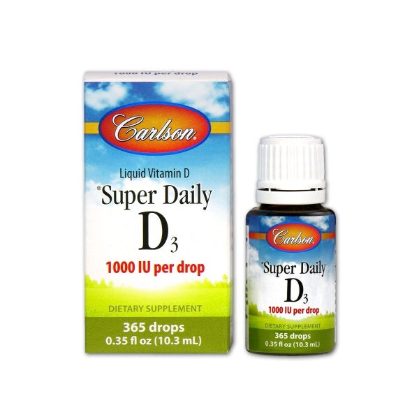 Carlson Vitamin D drops 1000iu (10.3 ml) #29710