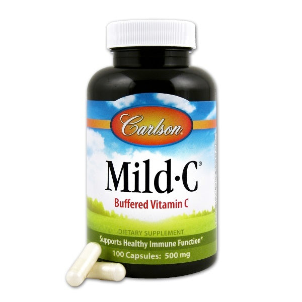 Carlson Mild C Capsules (100 count) #7789