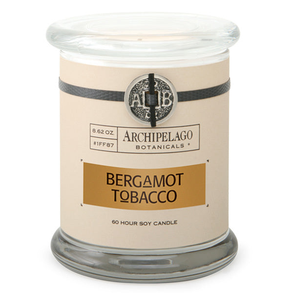 Archipelago Botanicals Bergamot Tobacco Glass Jar Candle (8.62 oz) #10075338