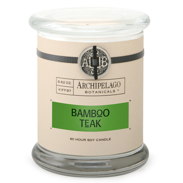 Archipelago Botanicals Bamboo Teak Glass Jar Candle (8.62 oz) #10075337 photo