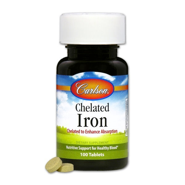 Carlson Chelated Iron (100 count) #7928