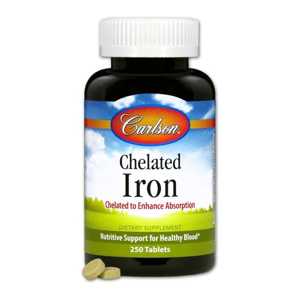 Carlson Chelated Iron (250 count) #7929