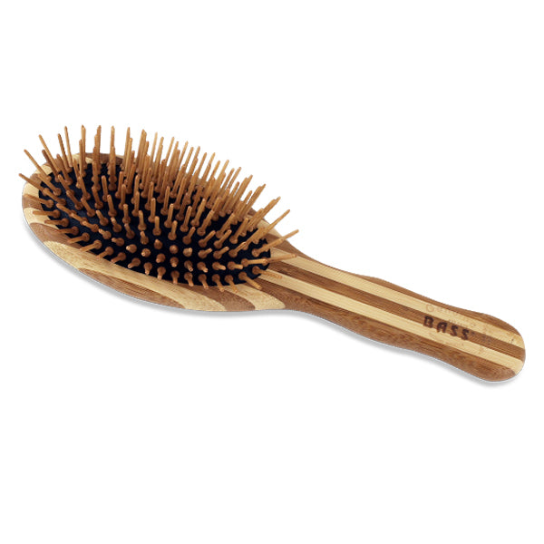 Bass Brushes Large Oval Wood Bristle Brush  #10076478