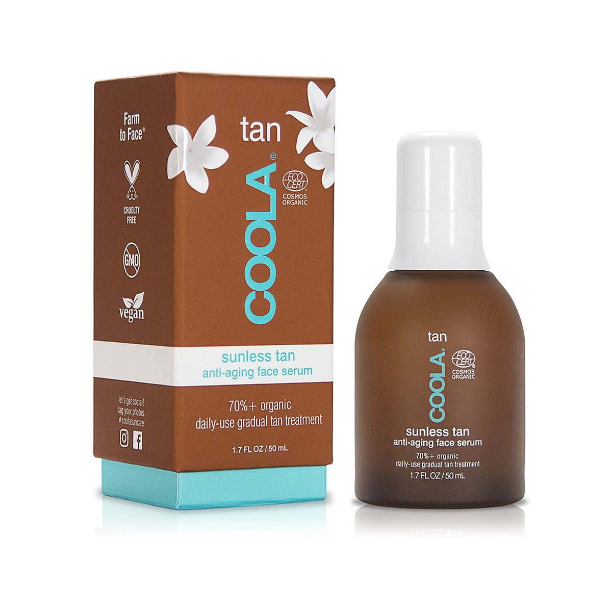 COOLA Suncare Organic Sunless Tan Anti-Aging Face Serum (1.7 fl oz) #10080536