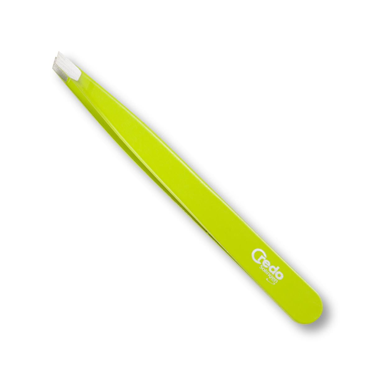 Credo Green Pop Art Slanted Tweezer  #10081201