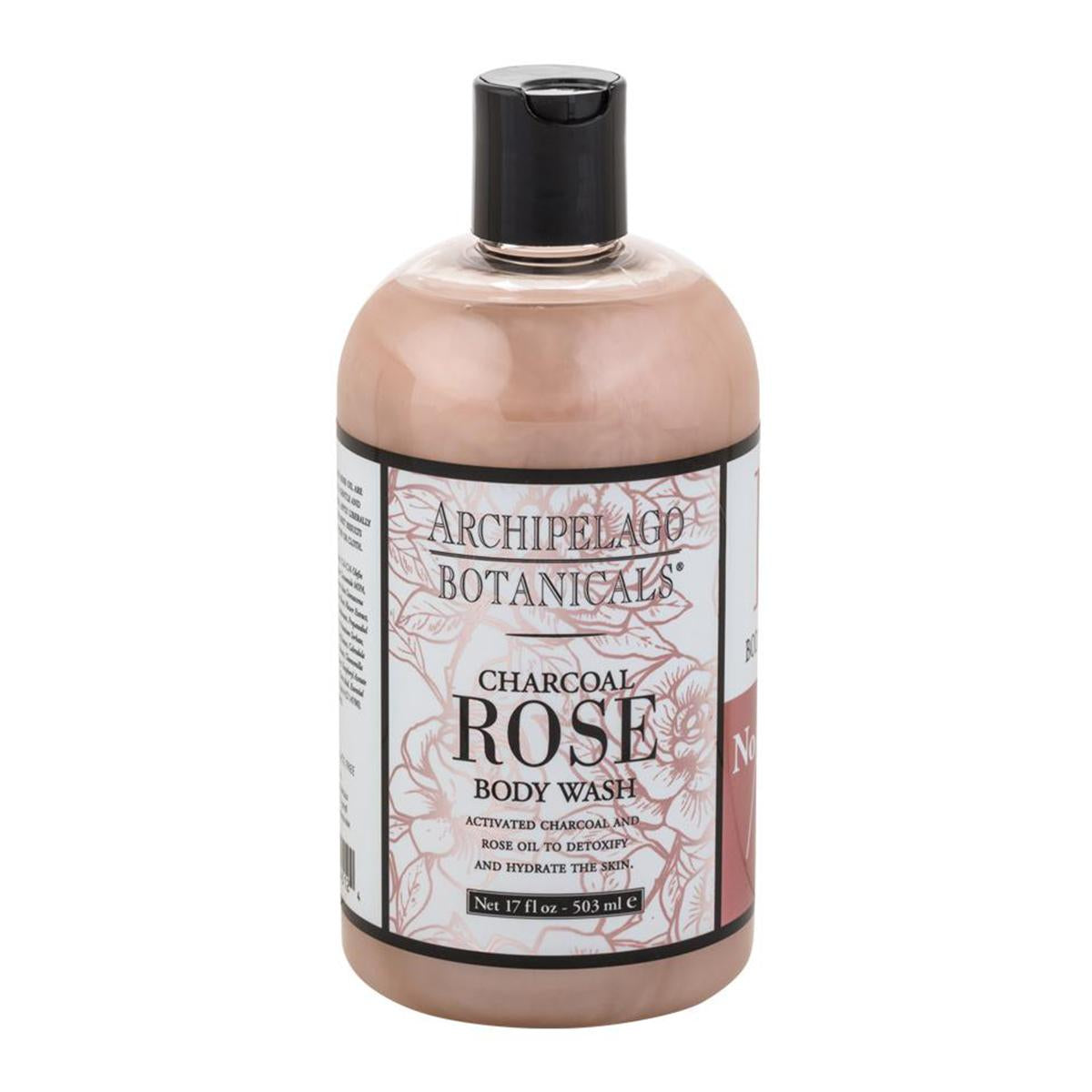 Archipelago Botanicals Charcoal Rose Body Wash (17 fl oz) #10081302