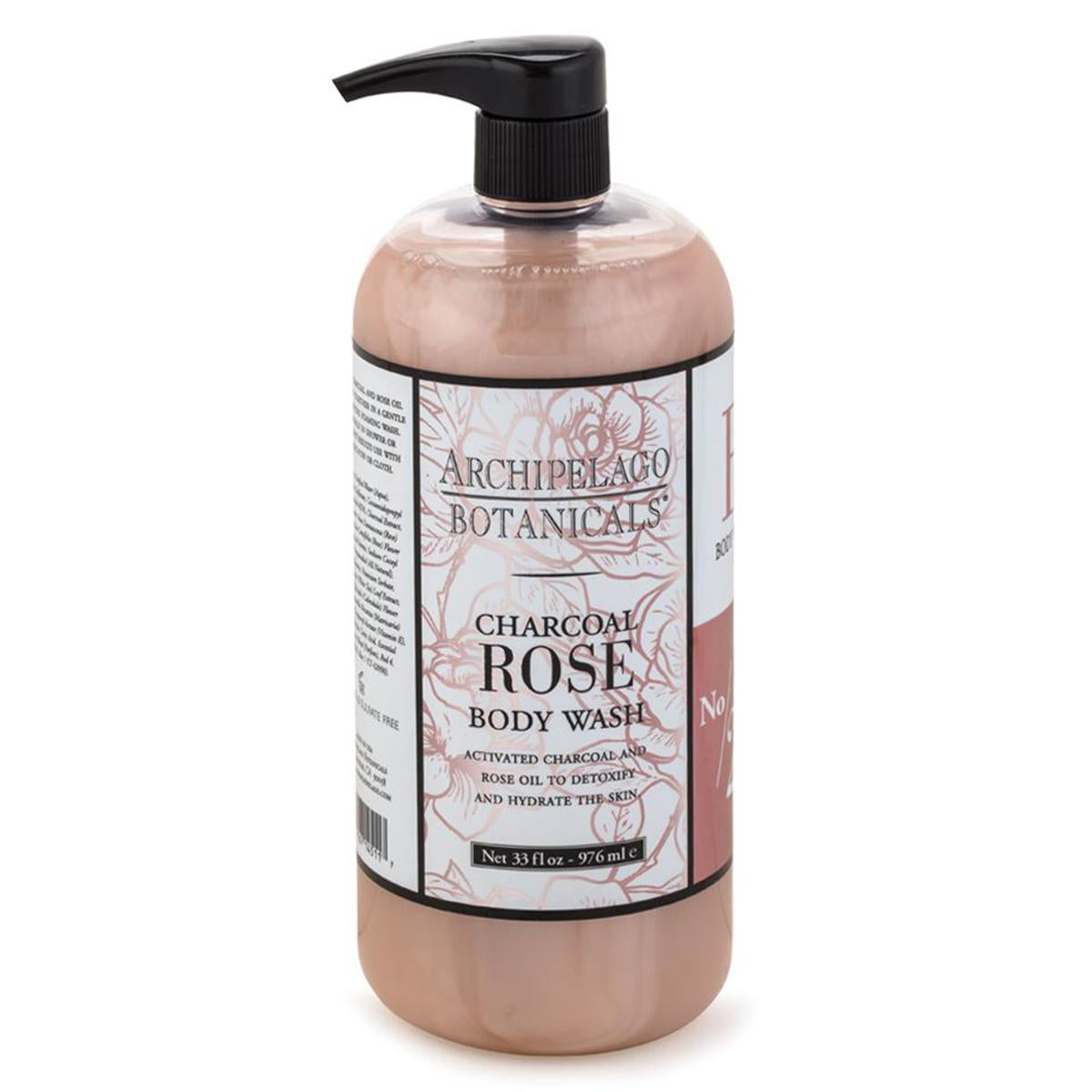 Archipelago Botanicals Charcoal Rose Body Wash (33 fl oz) #10081304