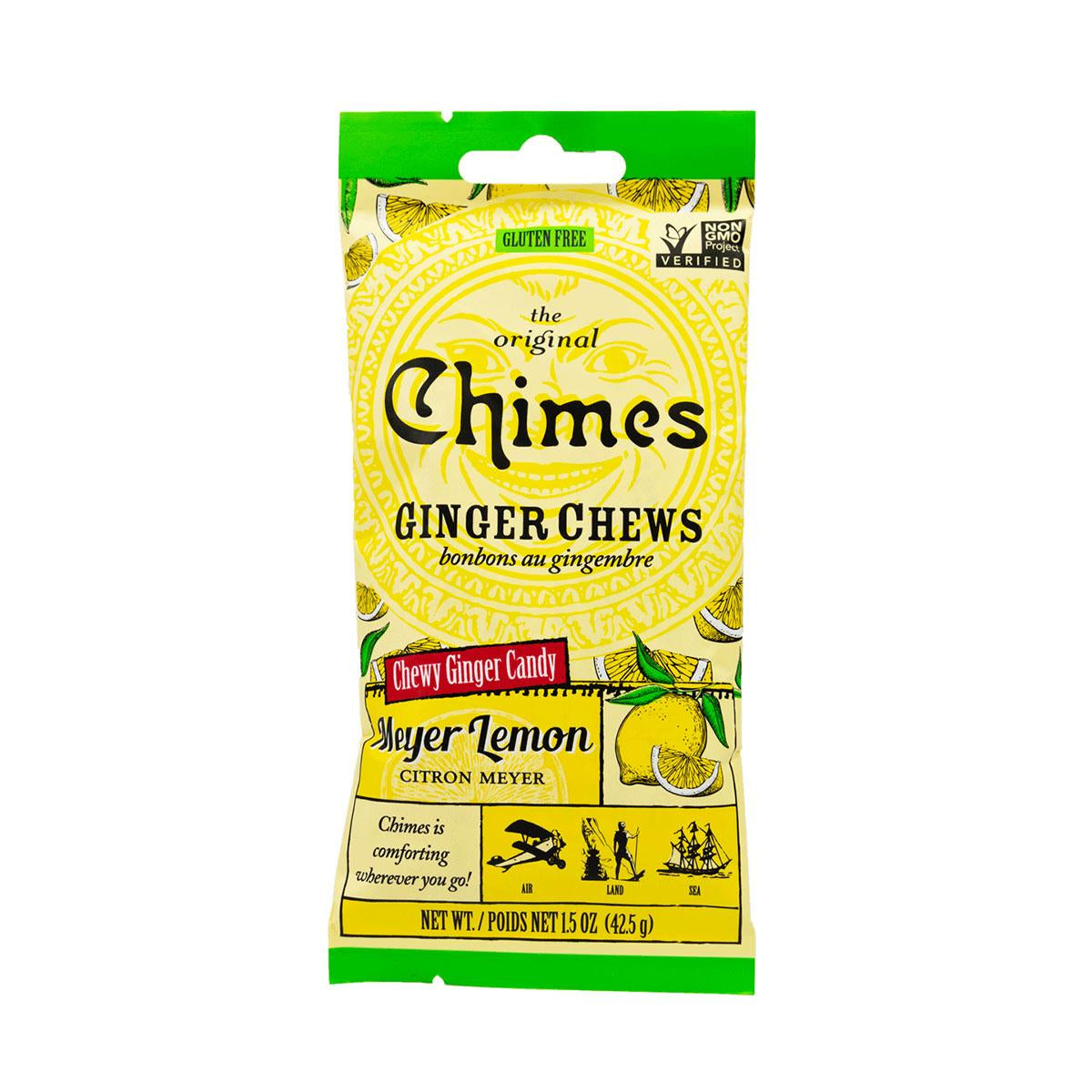 Chimes Meyer Lemon Ginger Chews Small Bag (1.5 oz) #10081612