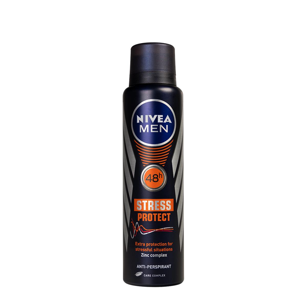 galblaas Voorganger Harden Nivea Men's Spray Stress Protect Anti-Perspirant Deodorant (150 ml) –  Smallflower