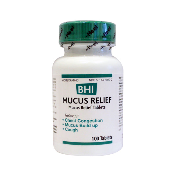 BHI Mucus Relief (Formerly Bronchitis) (100 count) #6165