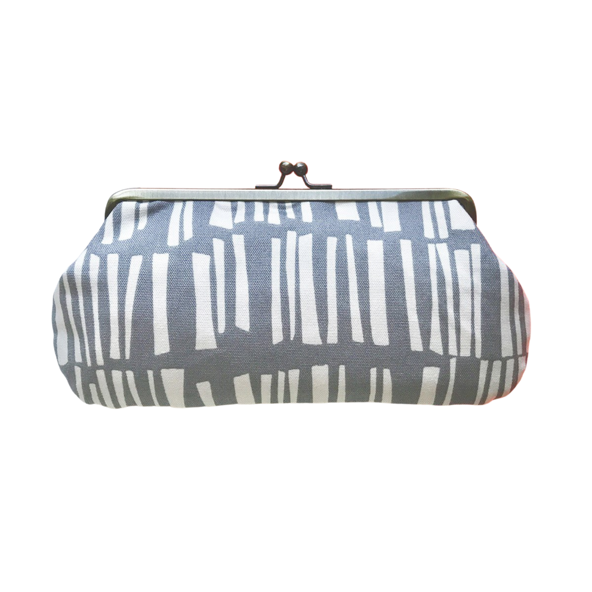 Chidoriya Kimono Clutch Bag - Gray Bamboo #10083894