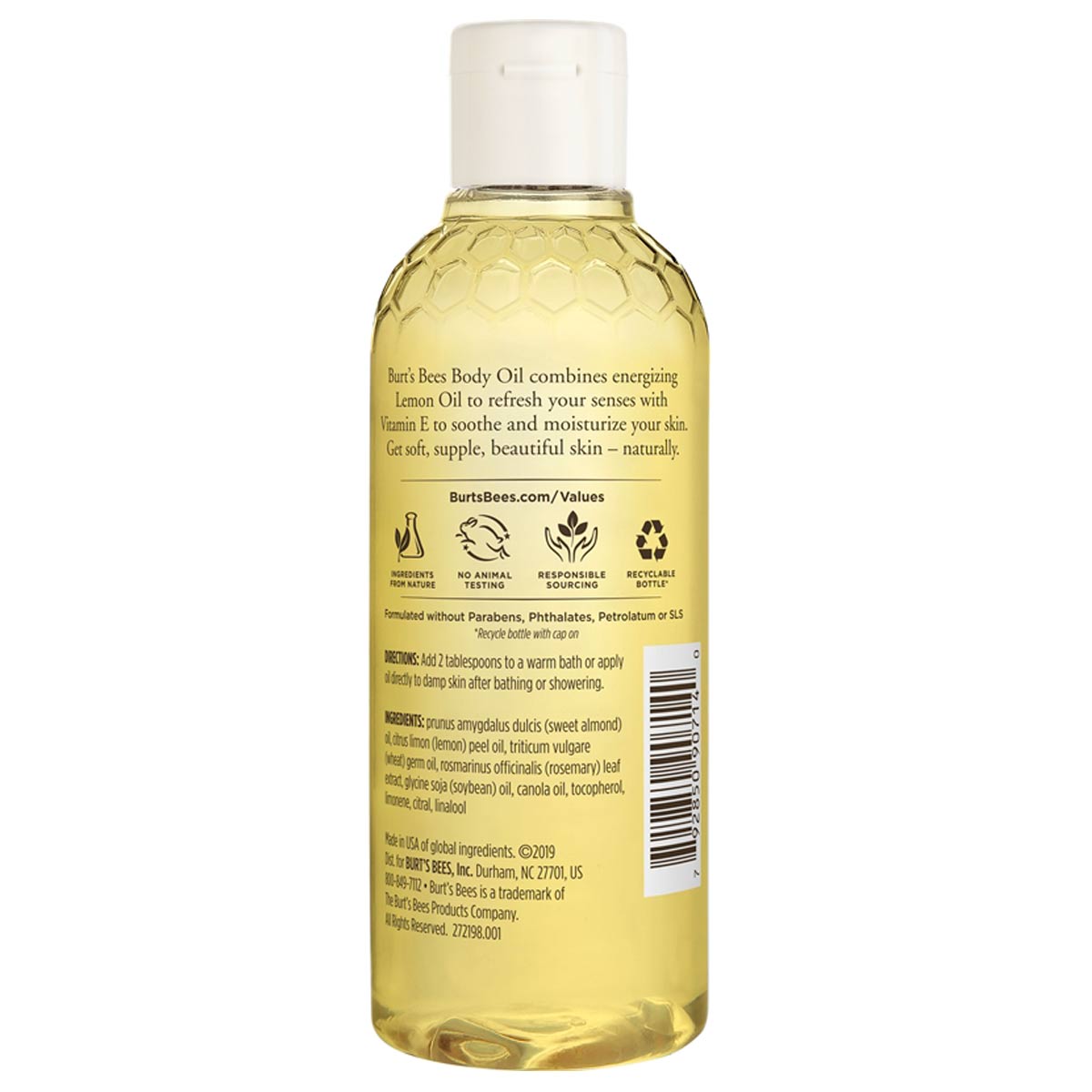 Burt's Bees Lemon  Vitamin E Body Oil (5 fl oz) #901