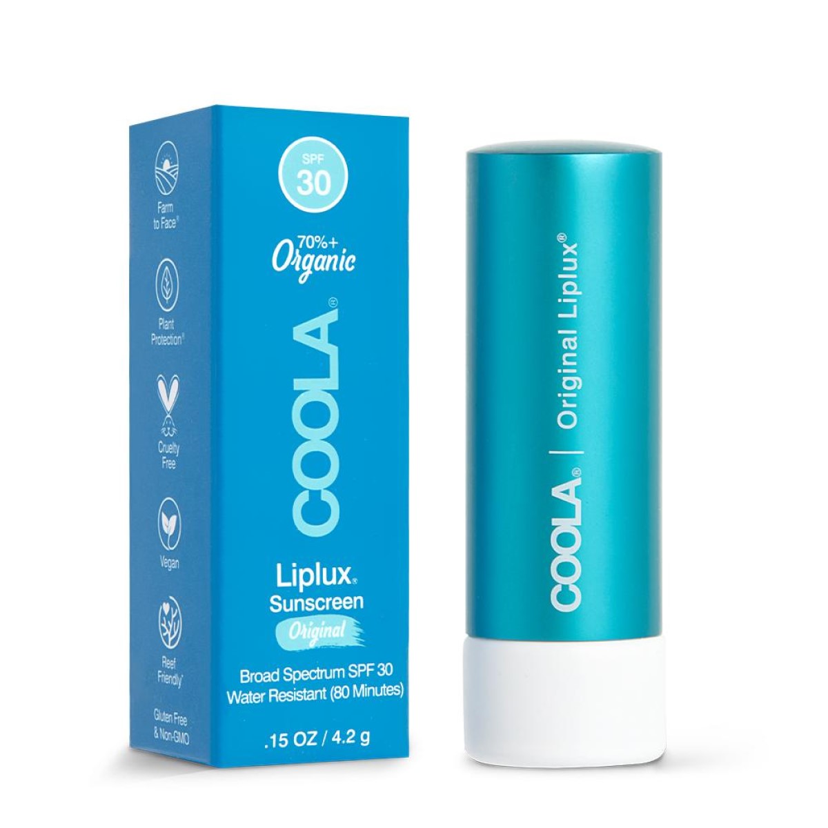 COOLA Suncare Classic Liplux Lip Balm Original SPF 30 (0.15 oz) #10083621