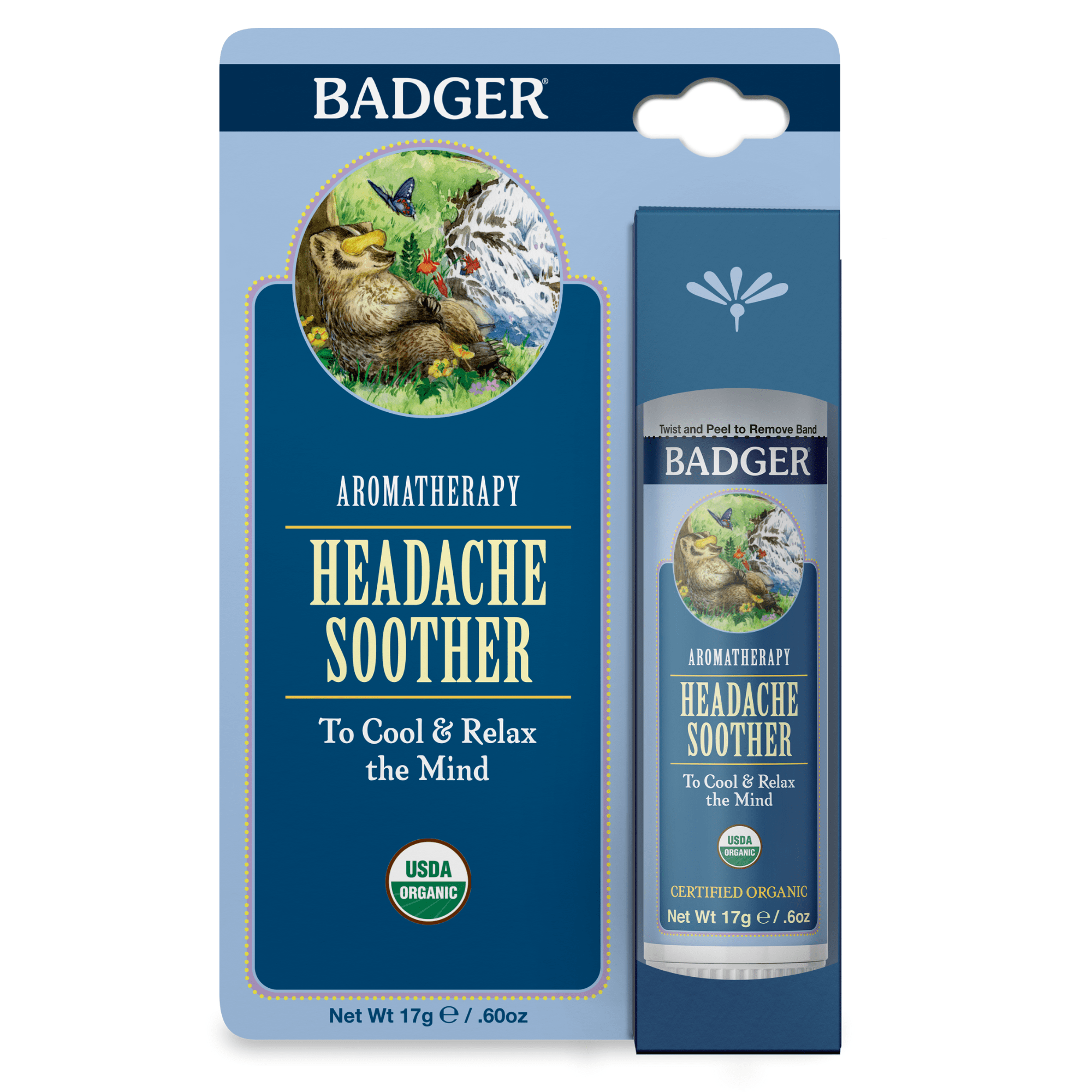 Badger Headache Soother (0.6 oz) #28869