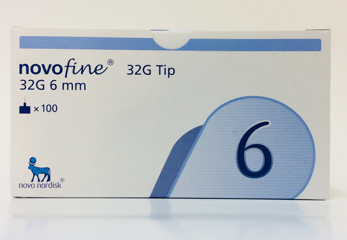 Novofine Plus 32g 4mm Tip Insulin Needles 100 (0.23/0.25 x 4mm) -  MyAussieChemist