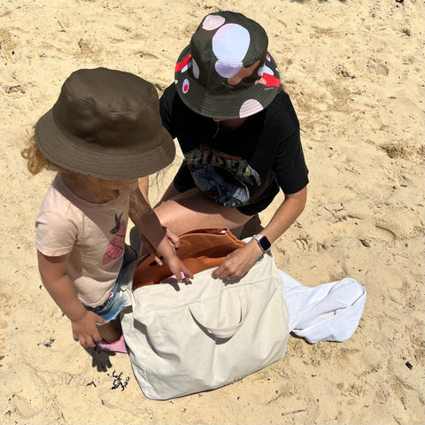 Harpertini Bucket Hats at Clovelly Beach, Australia