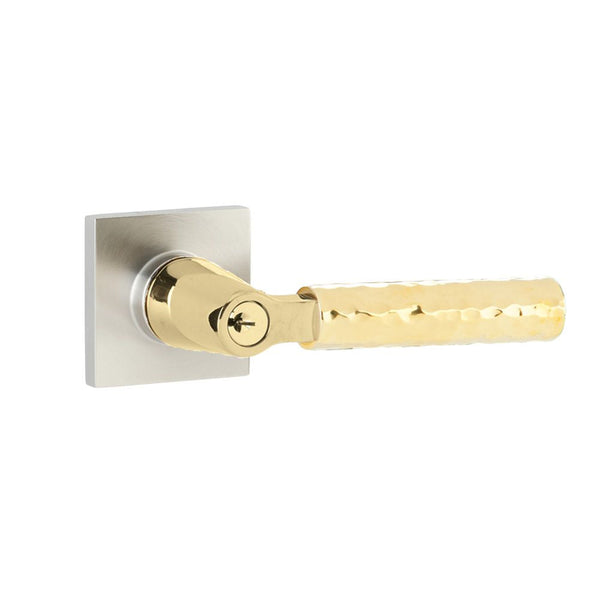 Emtek Modern Rectangular Single Point Lockset with Key in L Square Sel –  Handstyle Fine Hardware