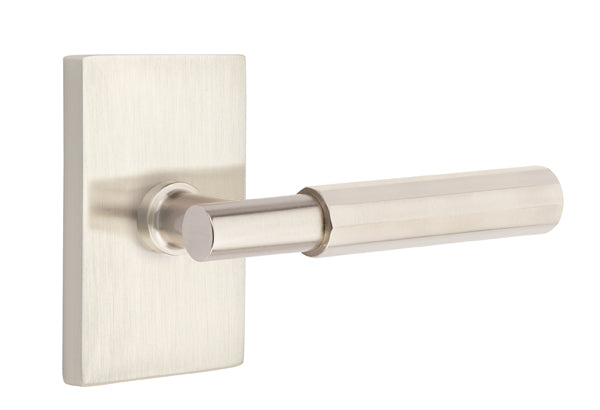 Emtek SELECT T-Bar Faceted Lever Urban Modern Rosette