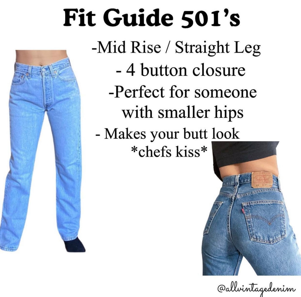 VINTAGE LEVIS CUSTOM FIT GUIDE – AllVintageDenim