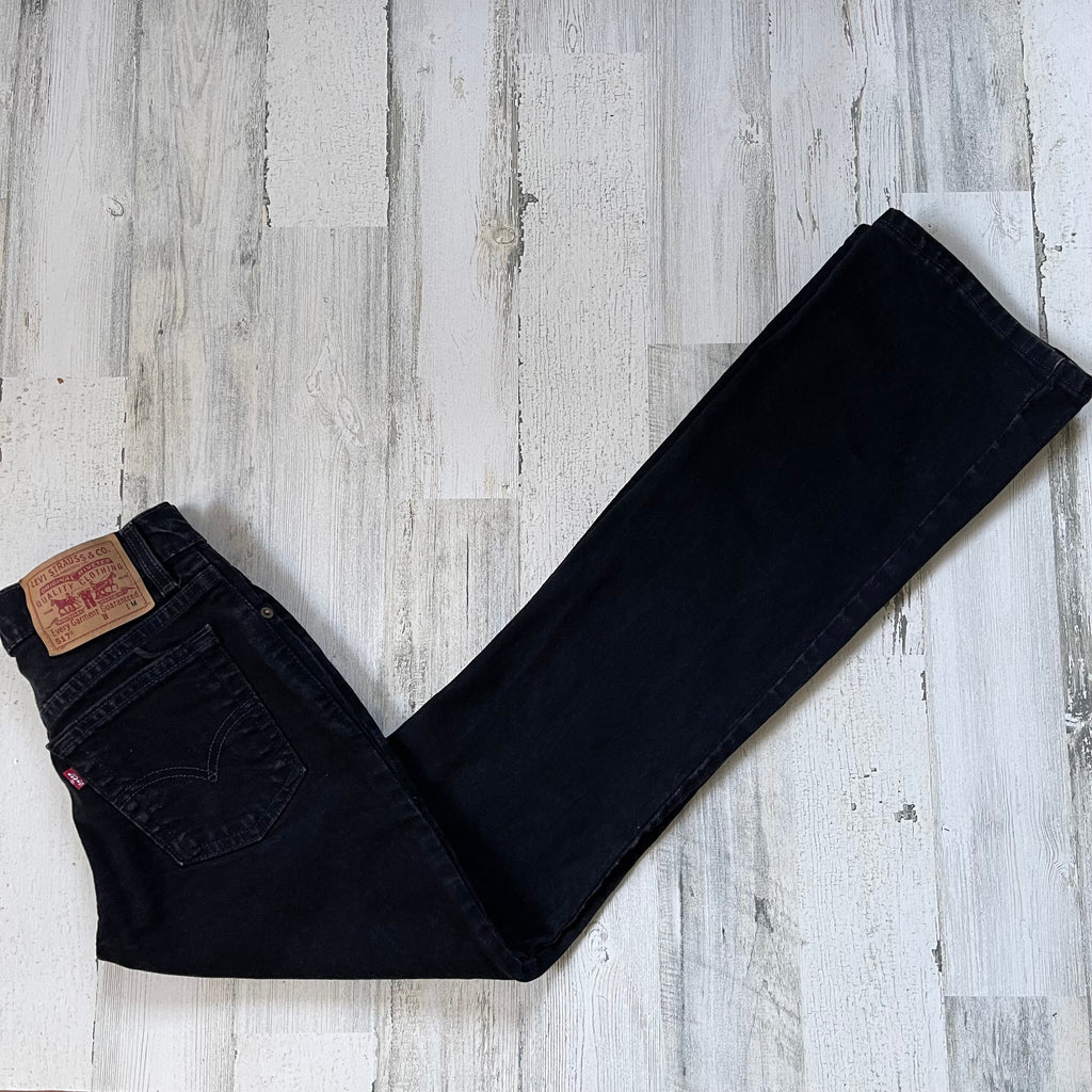 Vintage Black Levis 517 Jeans “25 “26 #958 – AllVintageDenim