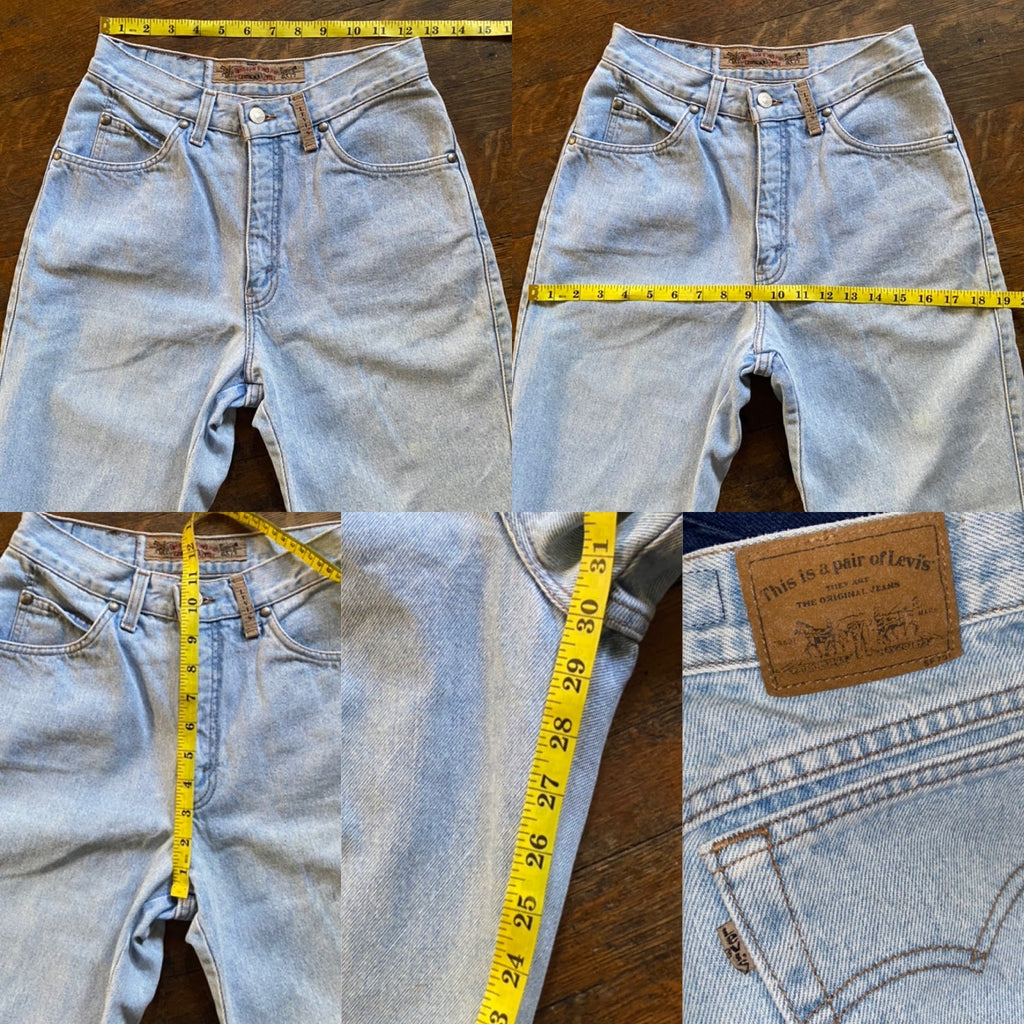 Vintage Lightwash 900 Series Levis Jeans “26 “27 – AllVintageDenim