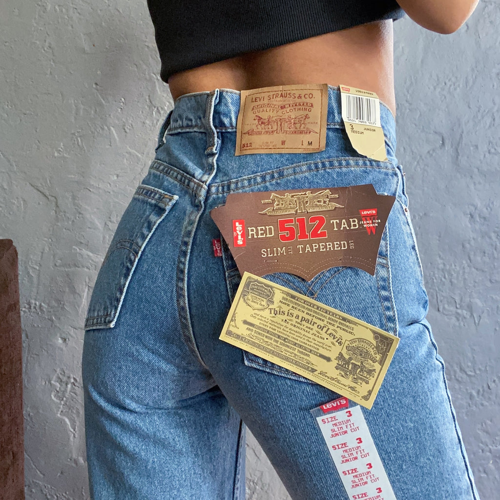 Vintage 90's Deadstock 512 Levi's Jeans “23 “24 – AllVintageDenim