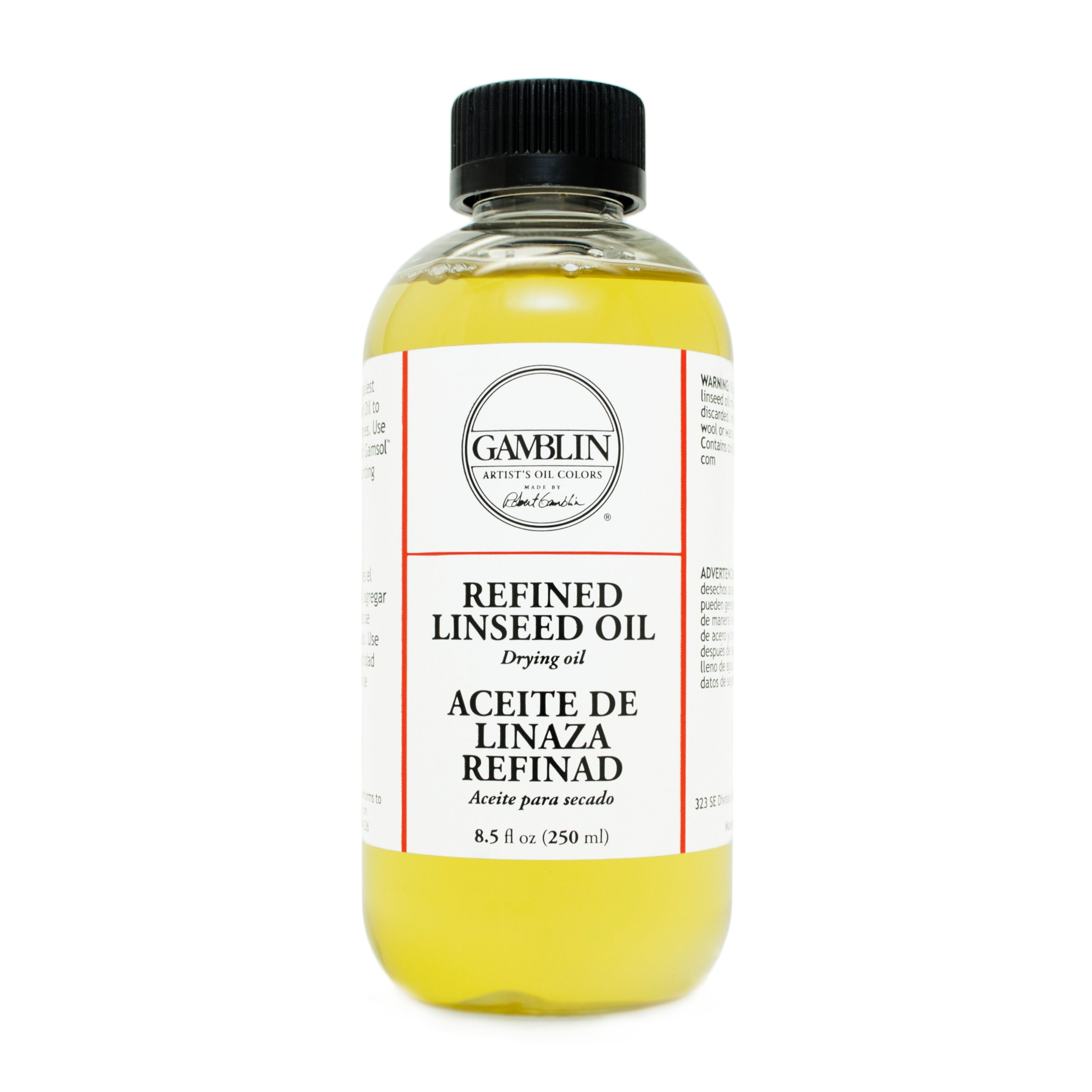 Gamblin - Refined Linseed Oil (Aceite de Linaza Refinado) – Panama Art  Supplies