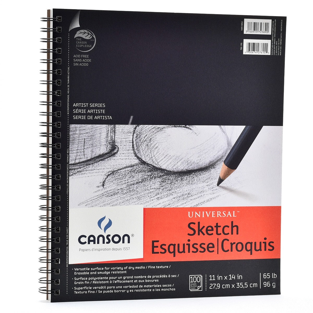 Canson Block Para Sketch 11x14 (27.9x35 Cm.) – Panama Art Supplies