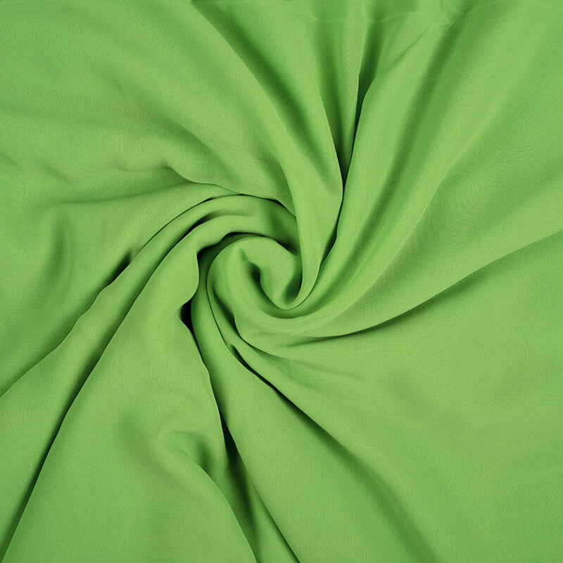 Parrot Green Plain Georgette Fabric – Fabcurate