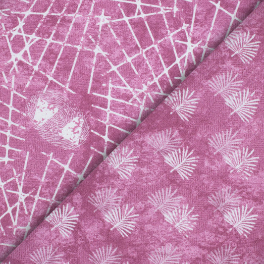 Pink Floral Digital Print Rayon Fabric – Fabcurate