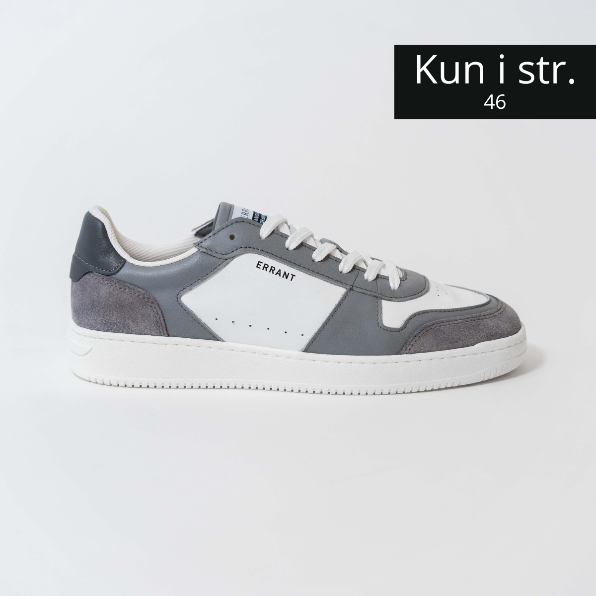 Brug Errant Low Sneaker - Grå - Sko - Læder - Størrelse 41 til en forbedret oplevelse