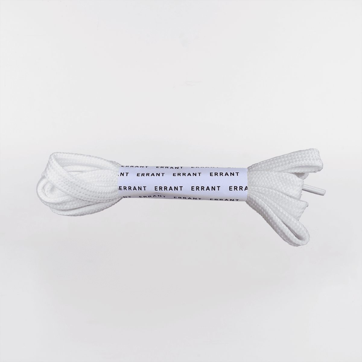Billede af Errant Hvide snørebånd - Størrelse 130 cm