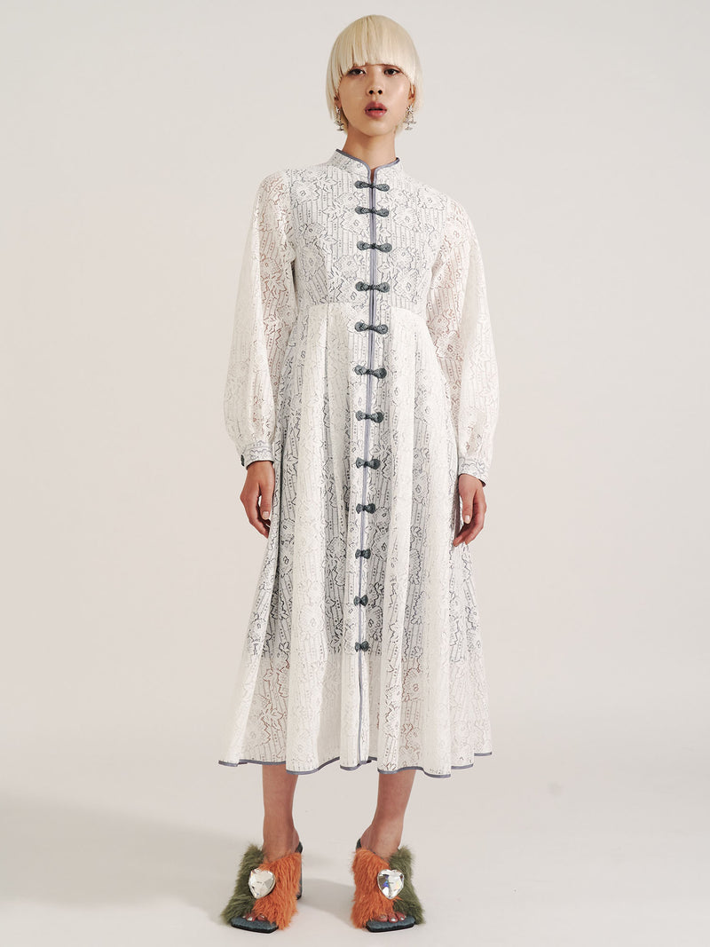 ベルギー製 PAMEO POSE Youran Long Dress ホワイト | www.tegdarco.com