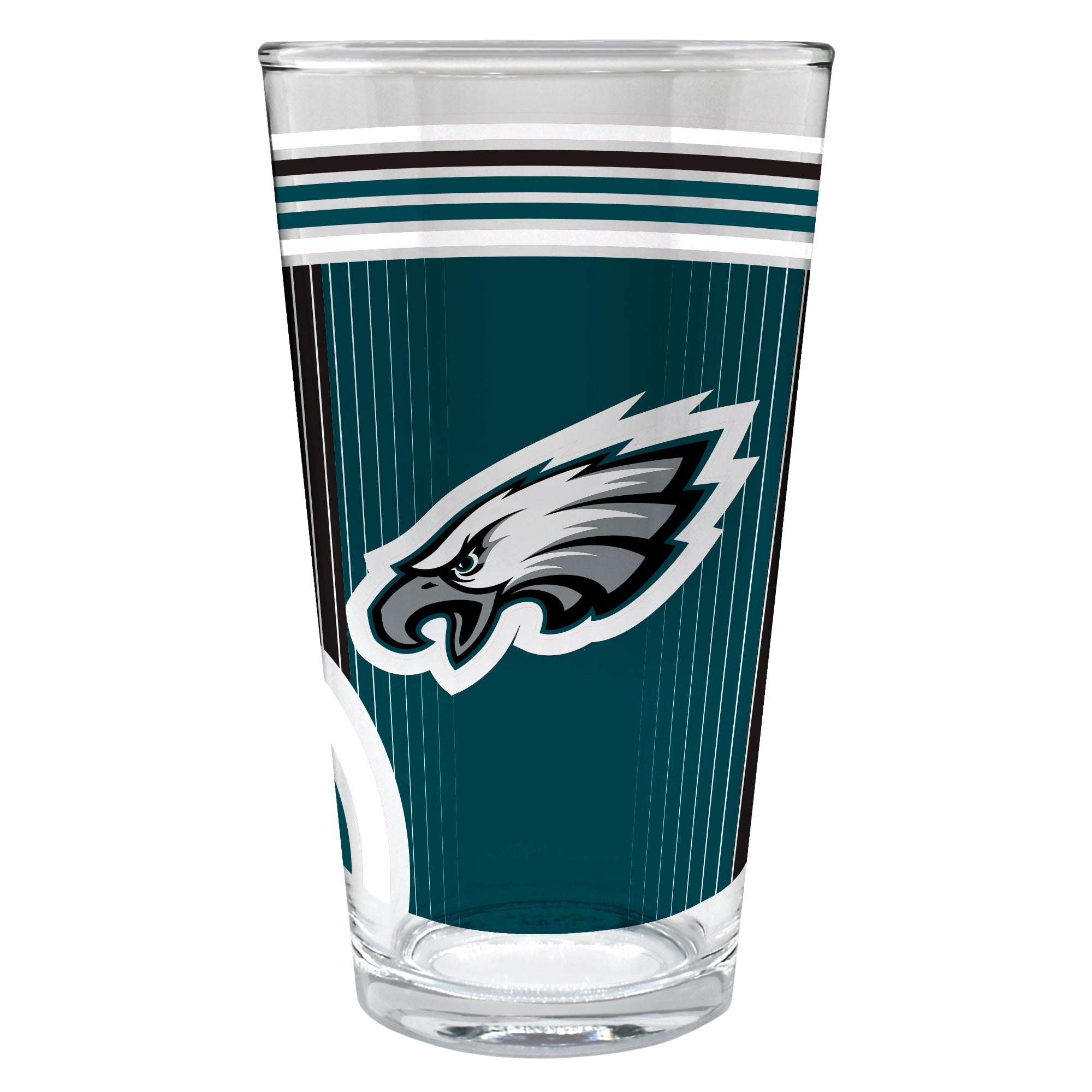 Philadelphia Eagles 16 oz. Pint Glass with Wraparound Graphics – Great  American