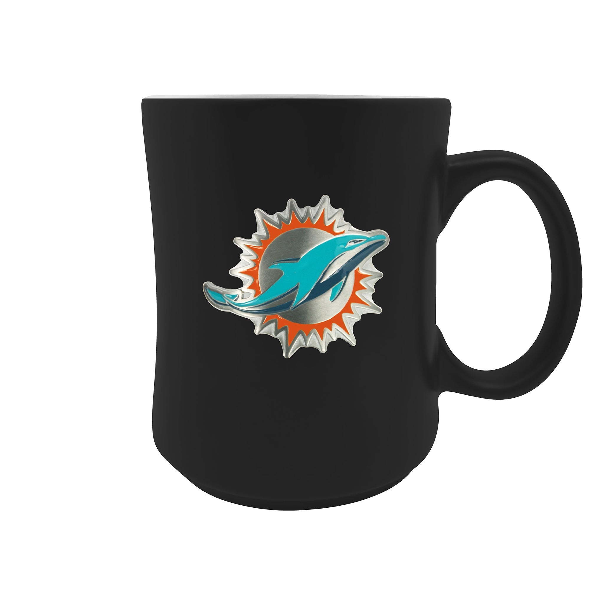 Miami Dolphins 19 oz. Stealth STARTER Ceramic Coffee Mug – Great American