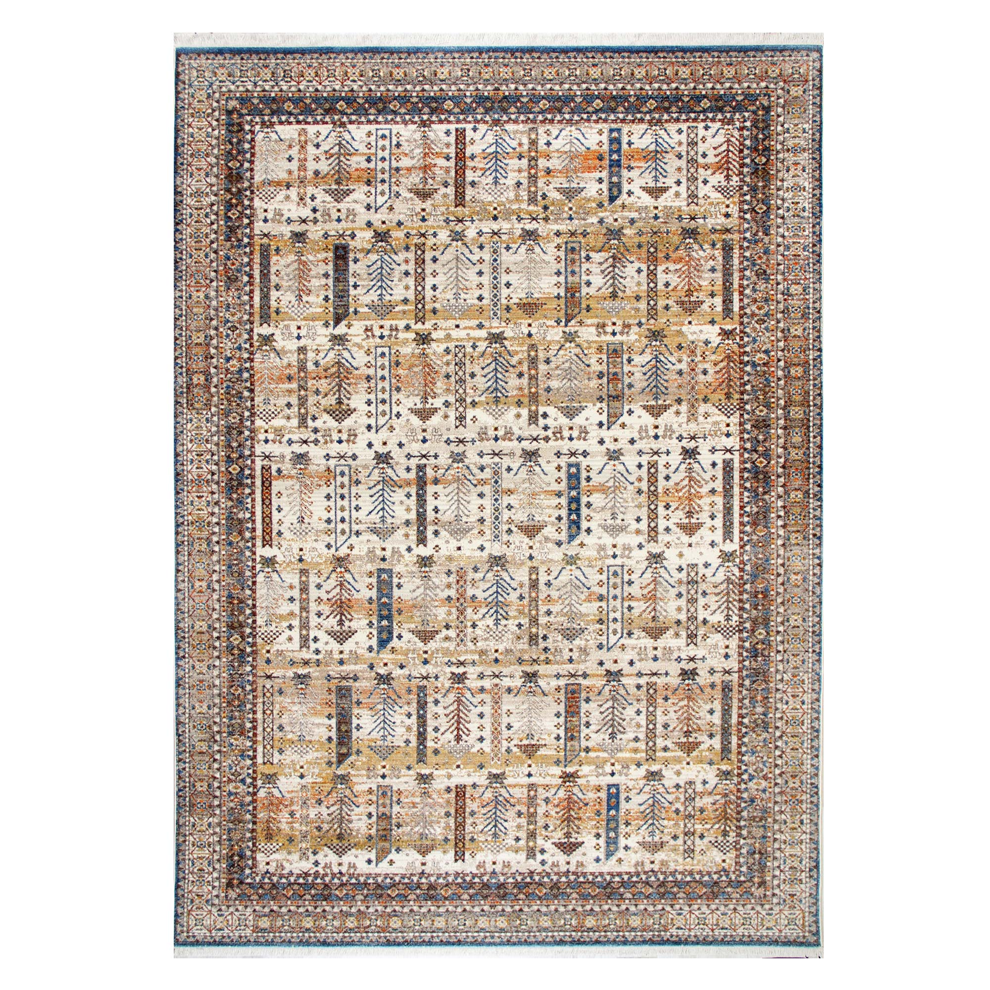 Image of Savoy 674 Collection Cream Traditional Rug