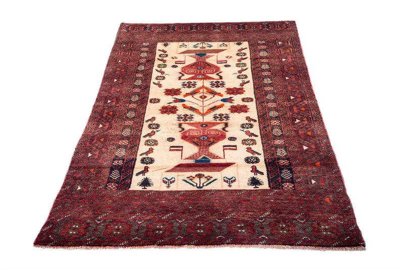 Traditional Vintage Handmade Rug 187X98 CM The Rugs Outlet 