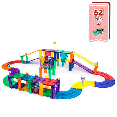 magnetic track toy