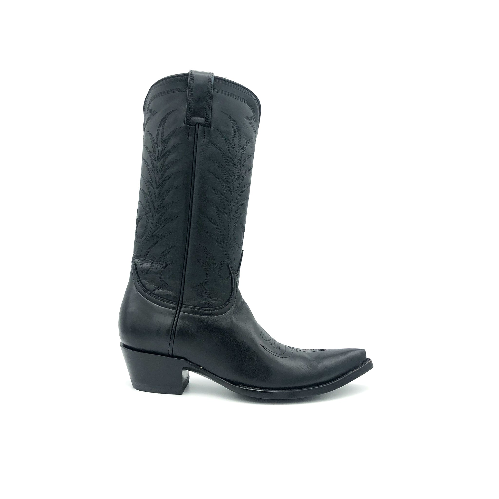 womens black western boots