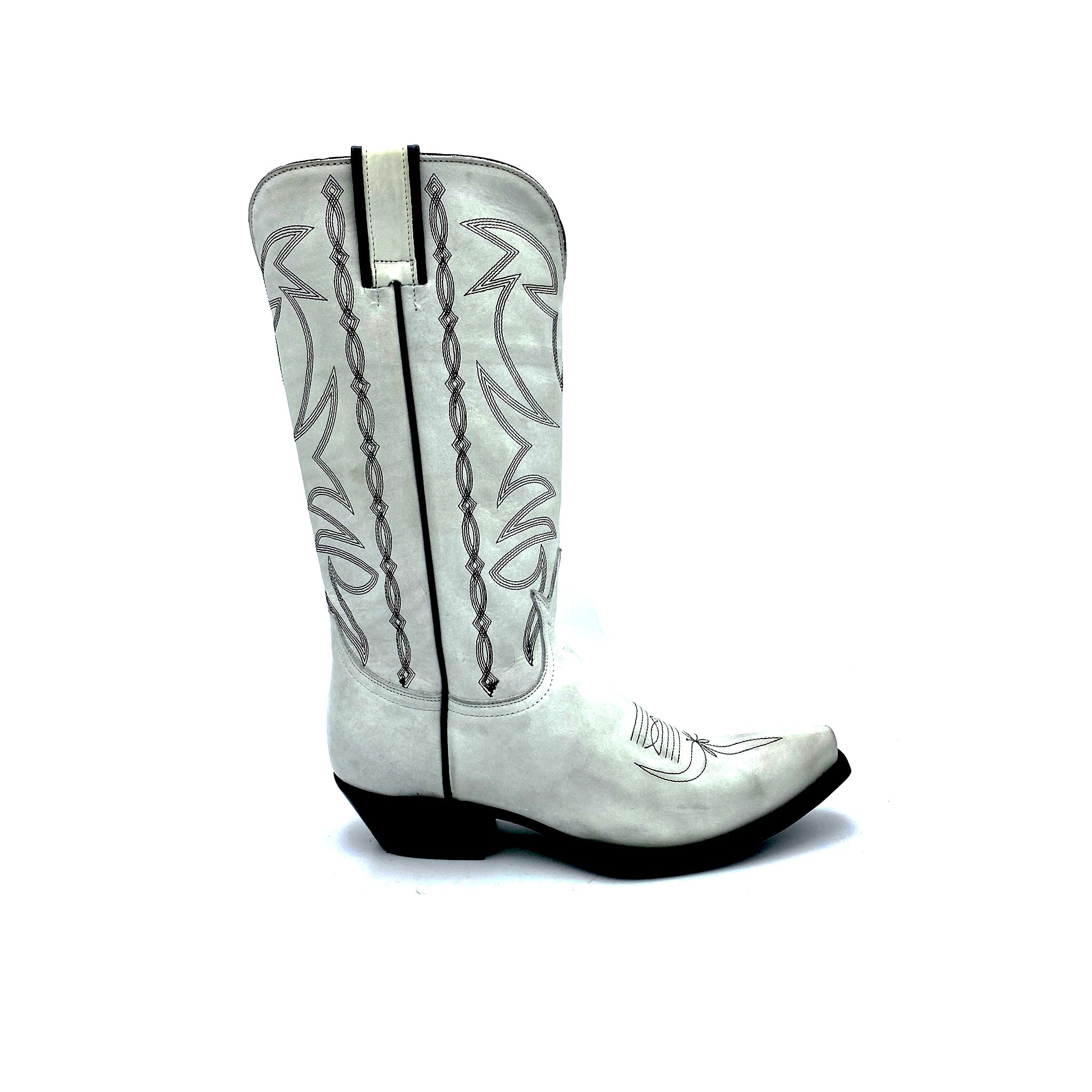 black and white cowboy boots womens