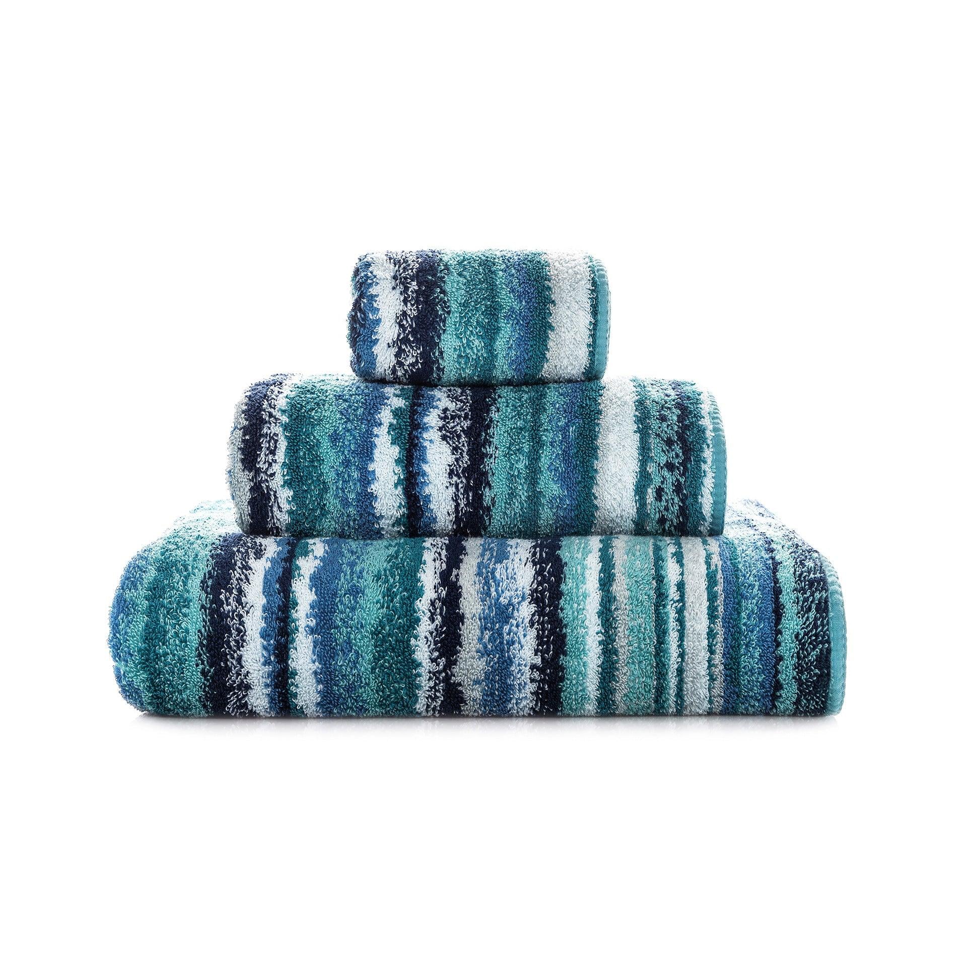 Kassatex Assisi Hand Towel - Aqua