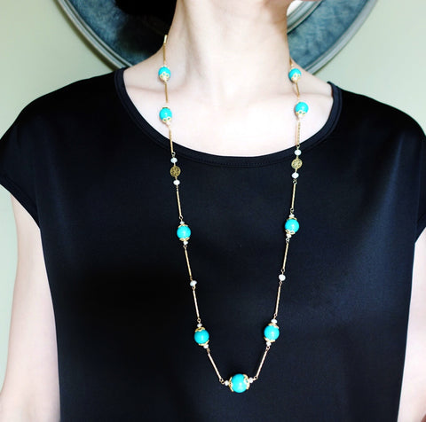 Yun Boutique The Nine Turquoise Necklace