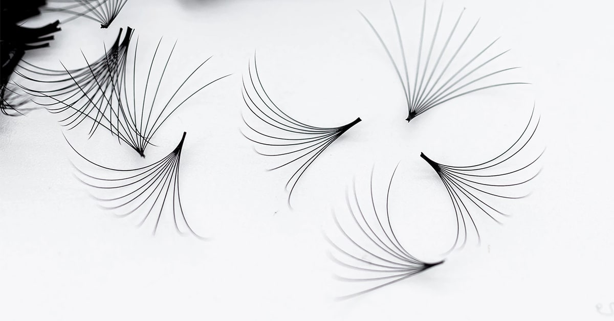 Handmade fan lashes