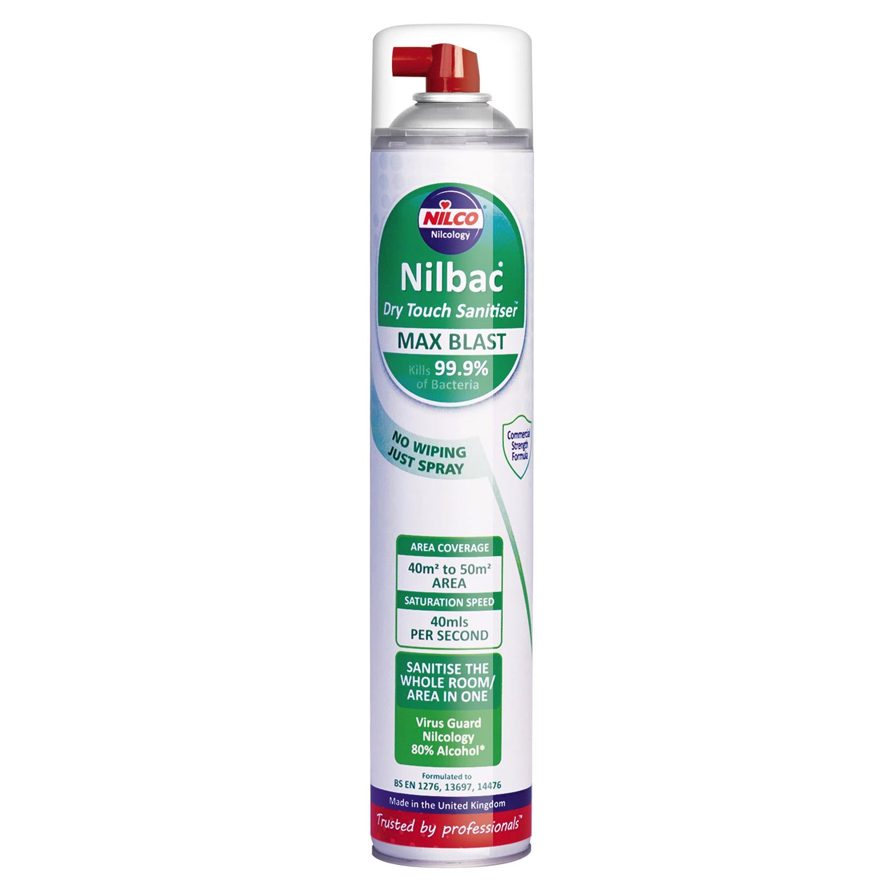 Nilco Nilbac® Dry Touch Max Blast Sanitiser - 750ml – Nilco UK
