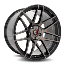 Curva Concepts C7 Gloss Black / Machined Face - PowerHouse Wheels