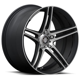 Curva Concepts C7 Gloss Black / Machined Face - PowerHouse Wheels & Tires