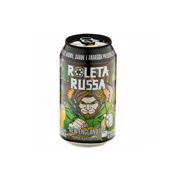 Cerveja Artesanal Roleta Russa New England IPA Lata 350ml - Bebelier