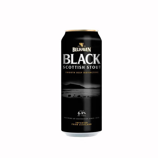 Cerveja Escocesa Belhaven Black Stout Lata 440ml - Bebelier