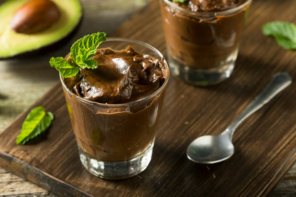 cacao avocado mousse